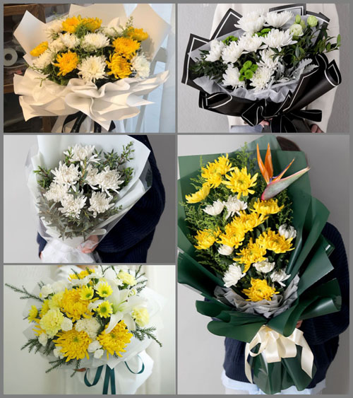 湖北咸宁市赤壁市沧湖生态农业开发区白事花束代送